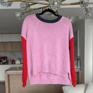 525 America Pink and Red Crew Neck Sweater - xs - worn several times